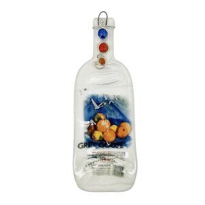 Grey Goose Pressed Vodka Bottle Appetizer Tray Cutting Board Spoon Rest
